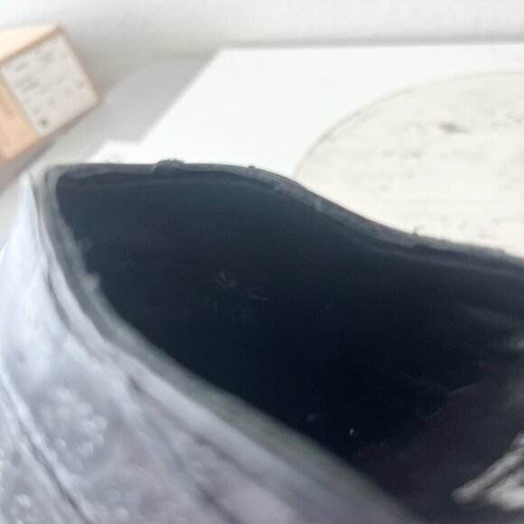 Rod Patrick Womens Mules 5C Black Caiman Leather Western Slip On Boots - Picture 10 of 12